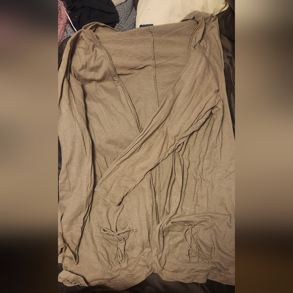 1X, Tan Cardigan